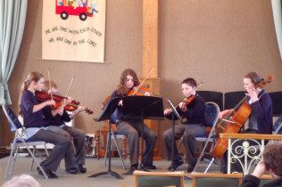 String Quintet at the Musical Festival