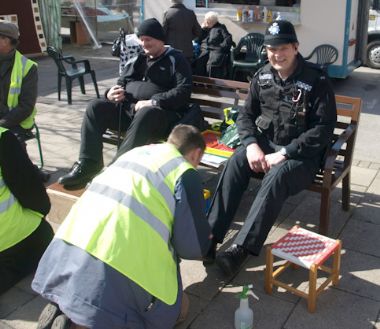 Maundy Thursday Shoe Shine